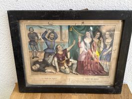 superbe Gravure représentant  « La tour de Nesle »